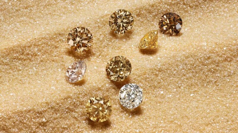 Lab-Grown Diamonds Found Mixed with Natural Brown Stones